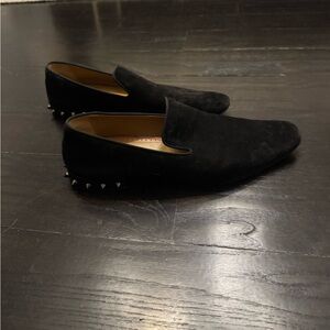 Christian Louboutin Marquees Black Velvet Loafer Men’s Size 43/ US 10 with box